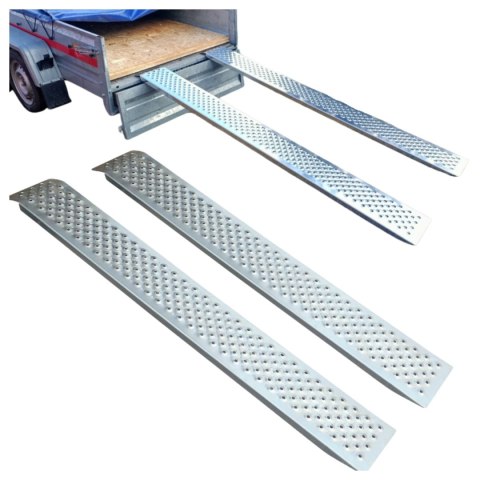 Rampy aluminiowe najazdowe 2x200cm 400kg antypoślizgowe lekkie składane