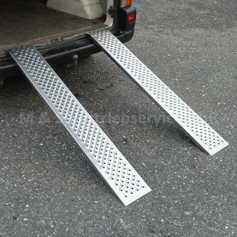 Rampy aluminiowe najazdowe 2x200cm 400kg antypoślizgowe lekkie składane