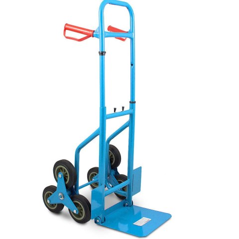 WÓZEK TRANSPORTOWY SCHODKOWY 100KG Z REGULACJĄ WYSOKOŚCI MAGAZYNOWY