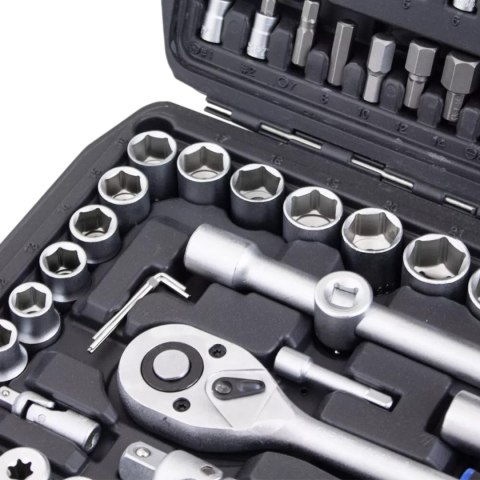 Zestaw kluczy nasadowych 108 el crv bituxx grzechotki torx w walizce