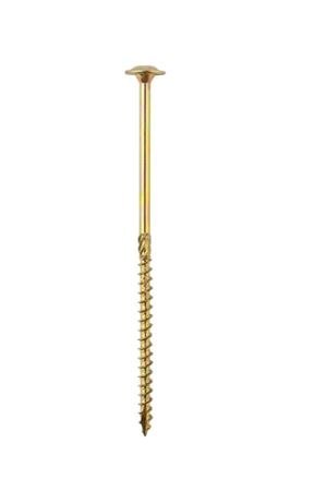 WKRĘT DO DREWNA Z KOŁNIERZEM NA TORX OCYNK ŻÓŁTY 5*120MM T25 WKRĘT DO DREWNA Z KOŁNIERZEM NA TORX OCYNK ŻÓŁTY 5*120MM T25