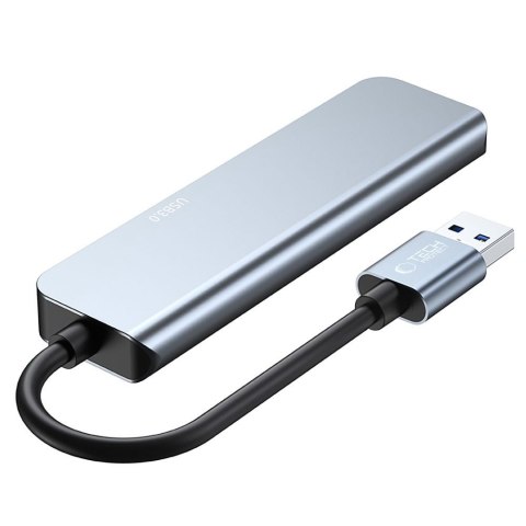 5w1 HUB rozdzielacz USB-A na USB-A USB-C - szary 5w1 HUB rozdzielacz USB-A na USB-A USB-C - szary
