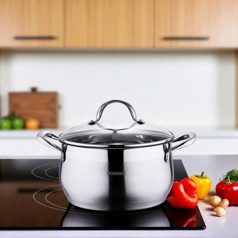 GARNEK STALOWY BERGNER 4,5L GOURMET LINE BG-6530