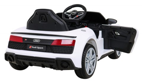 Audi R8 LIFT Samochodzik na akumulator Biały + Pilot