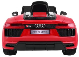 Audi R8 Spyder na akumulator Lakier Czerwony + Pilot