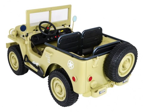 Autko Wojskowe Retro dla 3 dzieci Matcha 4x4