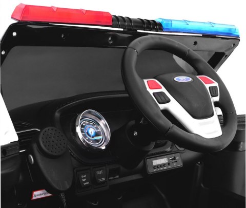 Auto SUV Police na akumulator dla dzieci + Syreny + Światła + Megafon + Pilot