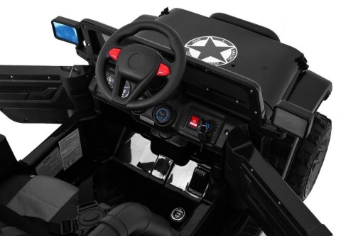 Auto Terenowe Full Time 4WD dla dzieci Czarny + Napęd 4x4 + Pilot