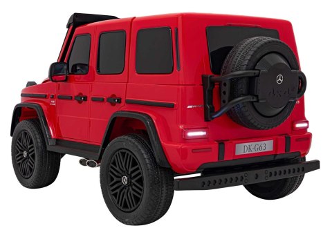 Pojazd Mercedes Benz G63 AMG XXL STRONG MP4 Czerwony