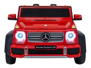 Pojazd Mercedes Benz MAYBACH G650 STRONG Czerwony