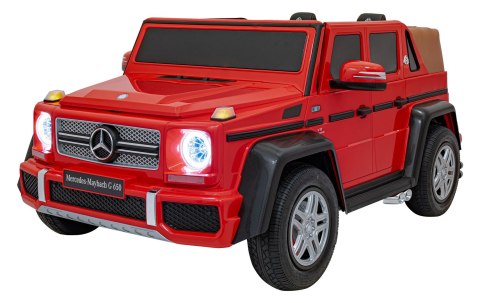 Pojazd Mercedes Benz MAYBACH G650 STRONG Czerwony