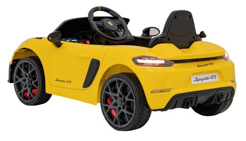 Pojazd Porsche Spyder RS 718 Żółty