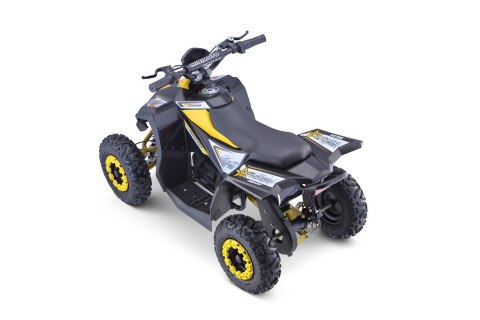 Quad HIPERFECT na akumulator Żółty 35km/h + Silnik 1000W + Koła pompowane + Regulacja siedzenia