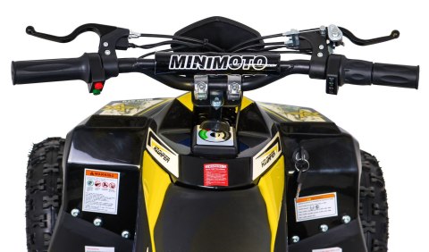 Quad HIPERFECT na akumulator Żółty 35km/h + Silnik 1000W + Koła pompowane + Regulacja siedzenia