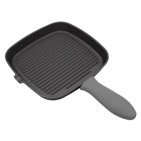 PATELNIA GRILLOWA ŻELIWNA 24cm Z SILIKONOWĄ NAKŁADKĄ 2668 PATELNIA GRILLOWA ŻELIWNA 24cm Z SILIKONOWĄ NAKŁADKĄ 2668