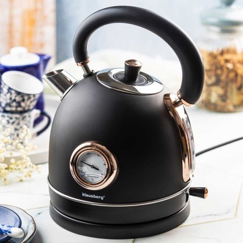 CZAJNIK ELEKTRYCZNY 1,8L Z TERMOMETREM KLAUSBERG KB-7905 RETRO