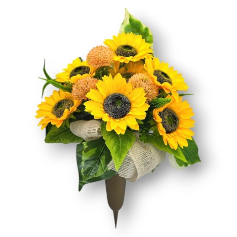 STROIK NA CMENTARZ SZPIC BUKIET DO WBIJANIA W ZIEMIĘ PRZY GROBIE KAPLICZCE