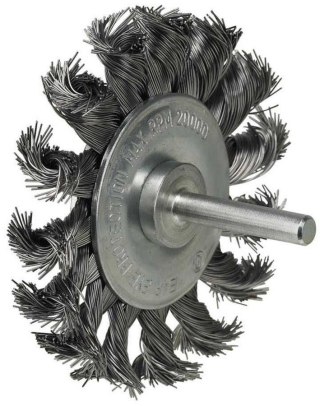 SZCZOTKA TARCZOWA Z TRZPIENIEM SPLATANA 75MM