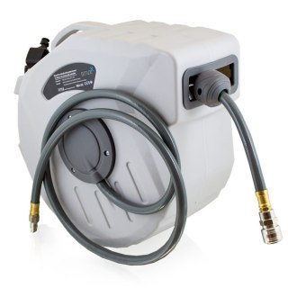 Wąż pneumatyczny automatyczny 15m bęben zwijak kompresor 1/4" do kompresora