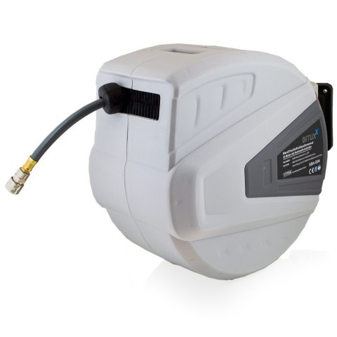 Wąż pneumatyczny automatyczny zwijany 30m bęben zwijak do kompresora 1/4"