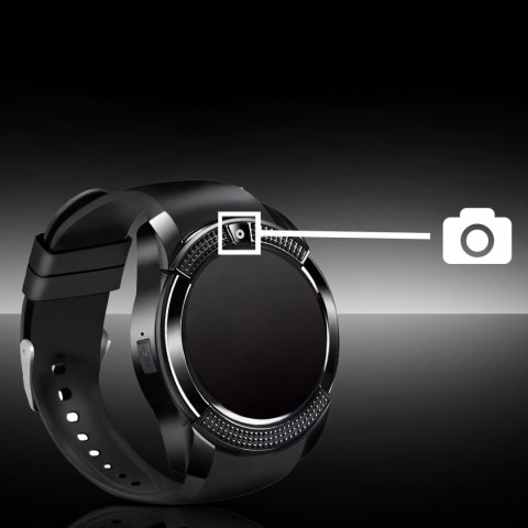 Smartwatch zegarek multifunkcyjny na kartę SIM z aparatem BT microSD