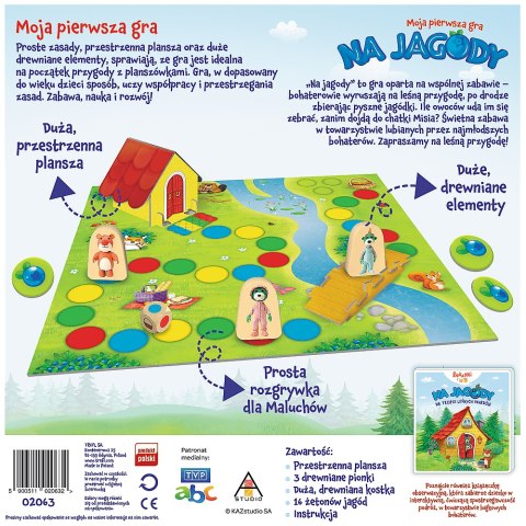 Gra Na jagody, Bobaski i Miś Trefl 02063