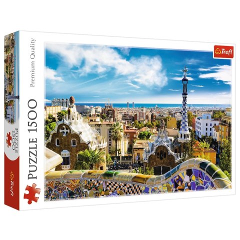 Puzzle - 1500 - Park Güell, Barcelona trefl 26147