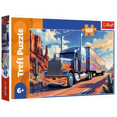 Puzzle 160 - Ciężarówka w trasie Trefl 15413