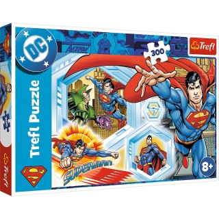Puzzle 300 - Niezniszczalny Superman - Warner Superman Tref l23032