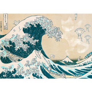 Puzzle - 500 - Wielka kocia fala Trefl 37537