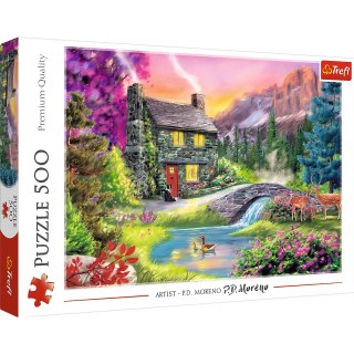 Puzzle 500 el. Górska sielanka Trefl 37325