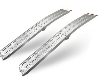 Rampy aluminiowe składane najazdy 680 kg do motocykla quada kosiarki pasy