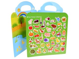 Farma Album z Naklejkami Zwierzęta Warzywa naklejki ZA4764