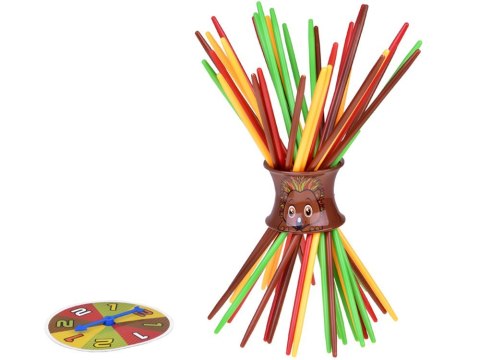 Gra Zręcznościowa Bierki z Jeżykiem kolorowe bierki GR0686