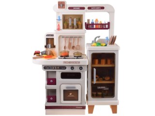 Interaktywna beżowa kuchnia dla dzieci + efekty: światło dźwięk para ZA5766