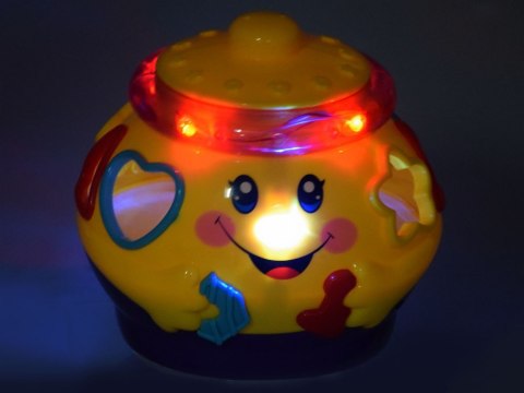 Interaktywny GARNUSZEK KLOCUSZEK sorter klocki dźwięki i światła ZA0194