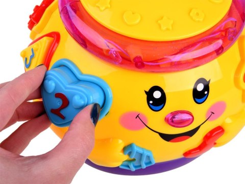 Interaktywny GARNUSZEK KLOCUSZEK sorter klocki dźwięki i światła ZA0194