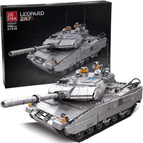 Klocki konstrukcyjne Wojskowy CZOŁG niemiecki Leopard 2A7 - 1498 ele ZA5758