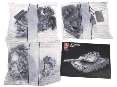 Klocki konstrukcyjne Wojskowy CZOŁG niemiecki Leopard 2A7 - 1498 ele ZA5758