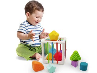 Kostka sorter zabawka dla maluszka gumki ZA4310