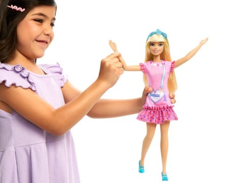 My First Barbie Moja Pierwsza lalka - miękkie kończyny + kotek HLL19 ZA5081