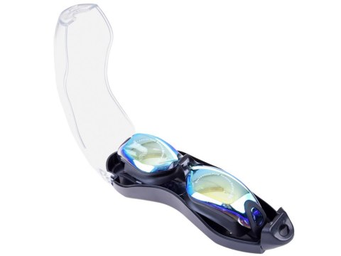 ZESTAW Okulary do pływania UV ANTI-FOG + zatyczki do uczu i nosa SP0792 ZL