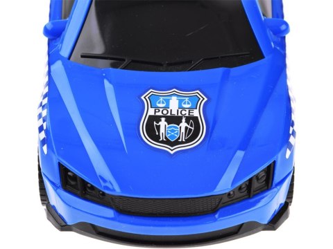 Zestaw pojazdów policyjnych auto helikopter dźwięk światło ZA4626