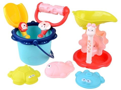 Zestaw wiaderko łopatka foremki do piasku ZA4351