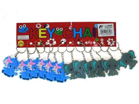 Brelok słoń silikonowy (12szt)