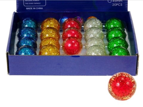 Piłeczka kauczukowa ze światłem (20szt)