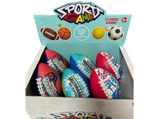 Piłeczka rugby 13cm mix