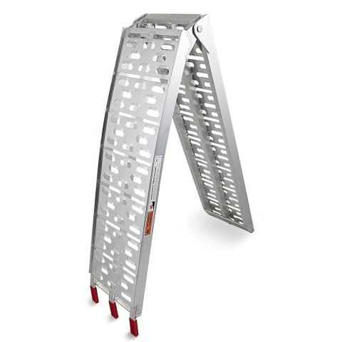 Rampa aluminiowa składana 228 cm 340 kg antypoślizgowa transport motocykli