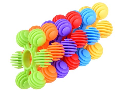 Kreatywne klocki 72 elementy mini wafle Płatki śniegu gwiazdki ZA1688