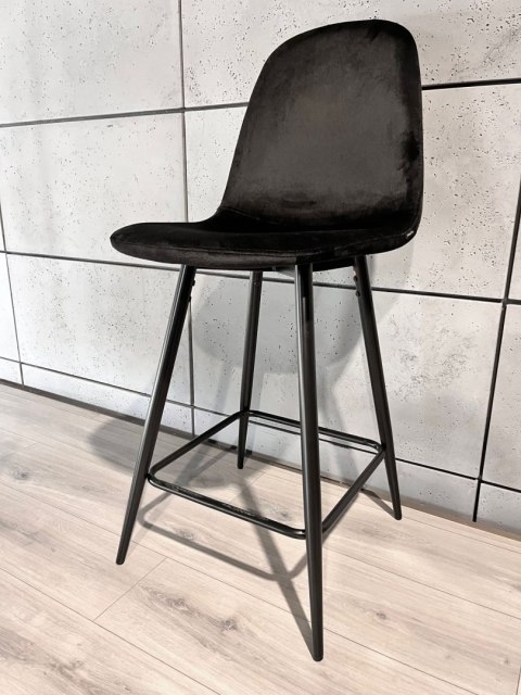 Krzesło barowe AVA GREY PU hoker BAR
